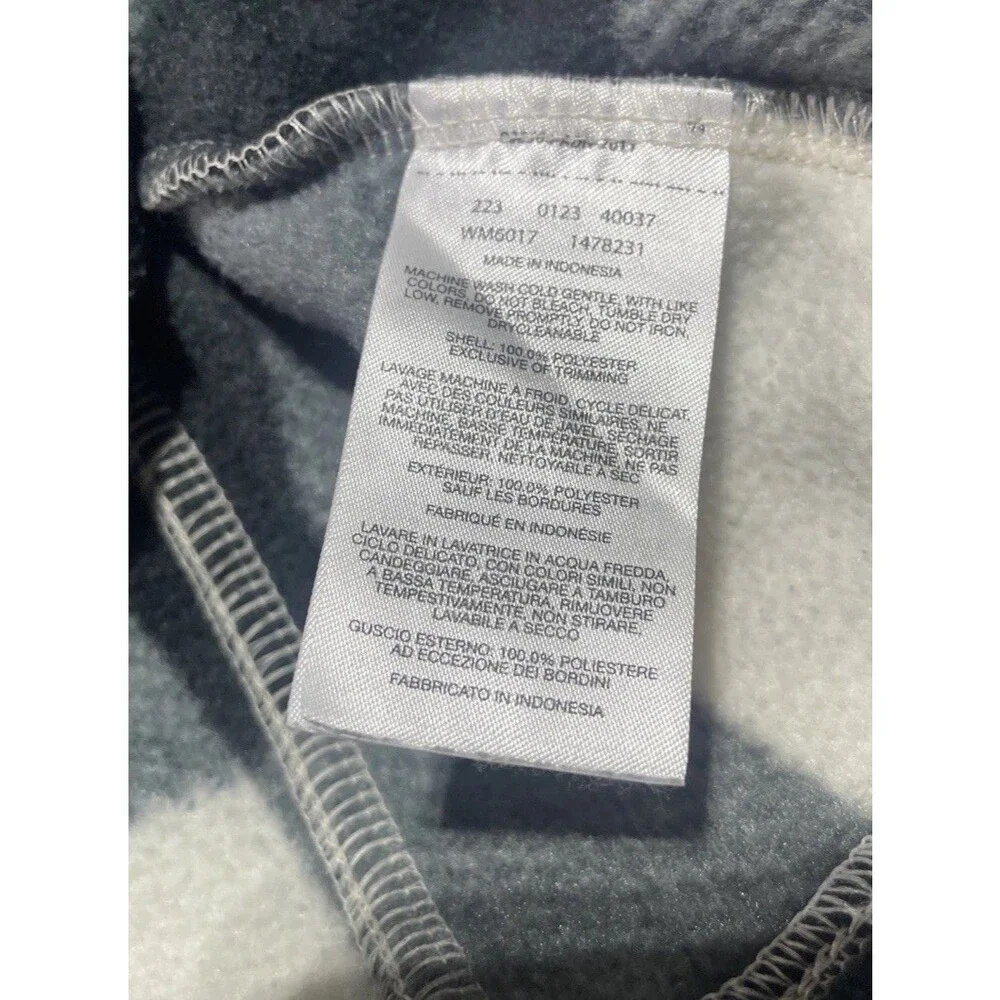 Columbia Steens Mountain Fleece Jacket Mens M Buffalo Plaid Full Zip 1478231
